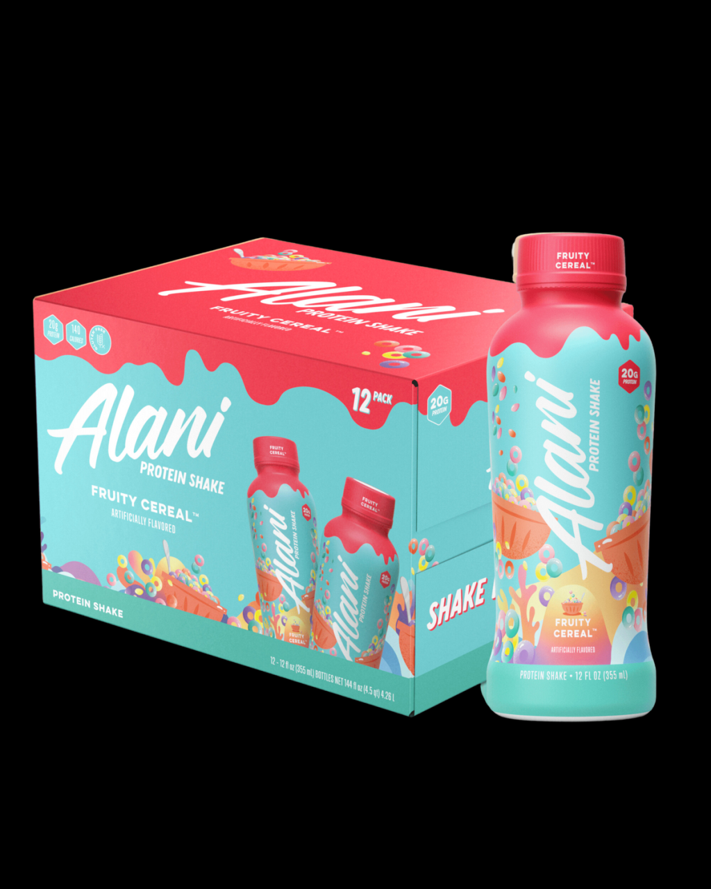 Picture of: Alani Nu Fruity Cereal Protein Shake -Pack