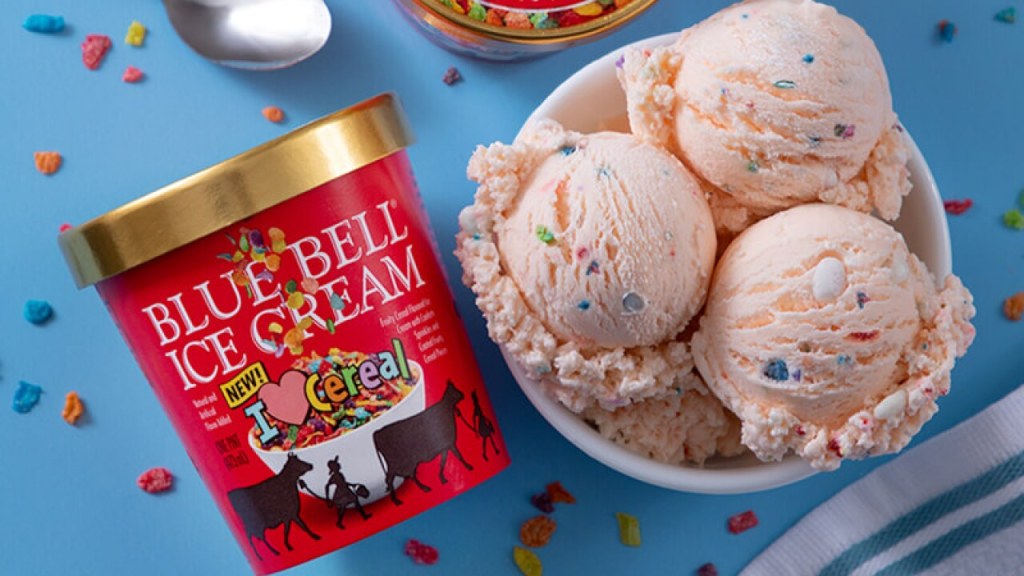 Picture of: Blue Bell drops latest flavor: ‘I Heart Cereal’