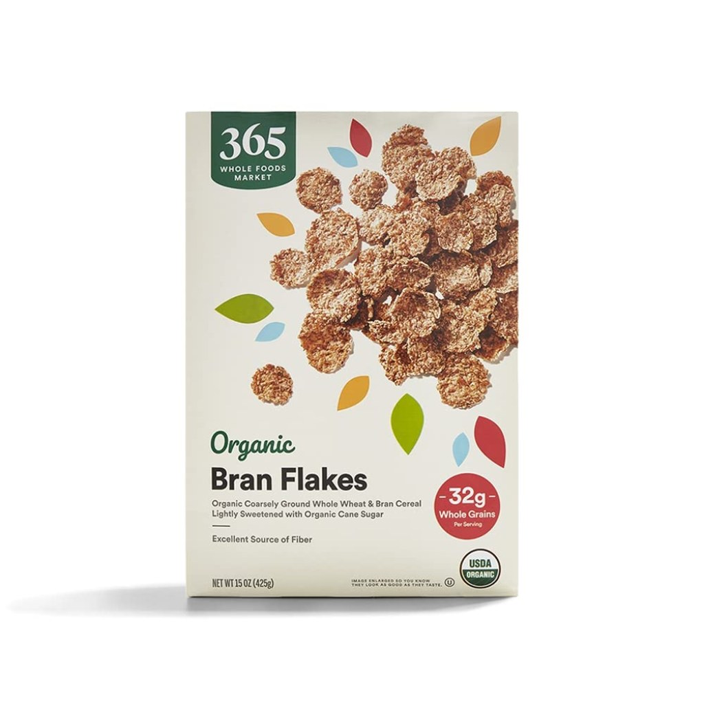 Picture of: by Whole Foods Market, Organic Bran Flakes Cereal,  Ounce