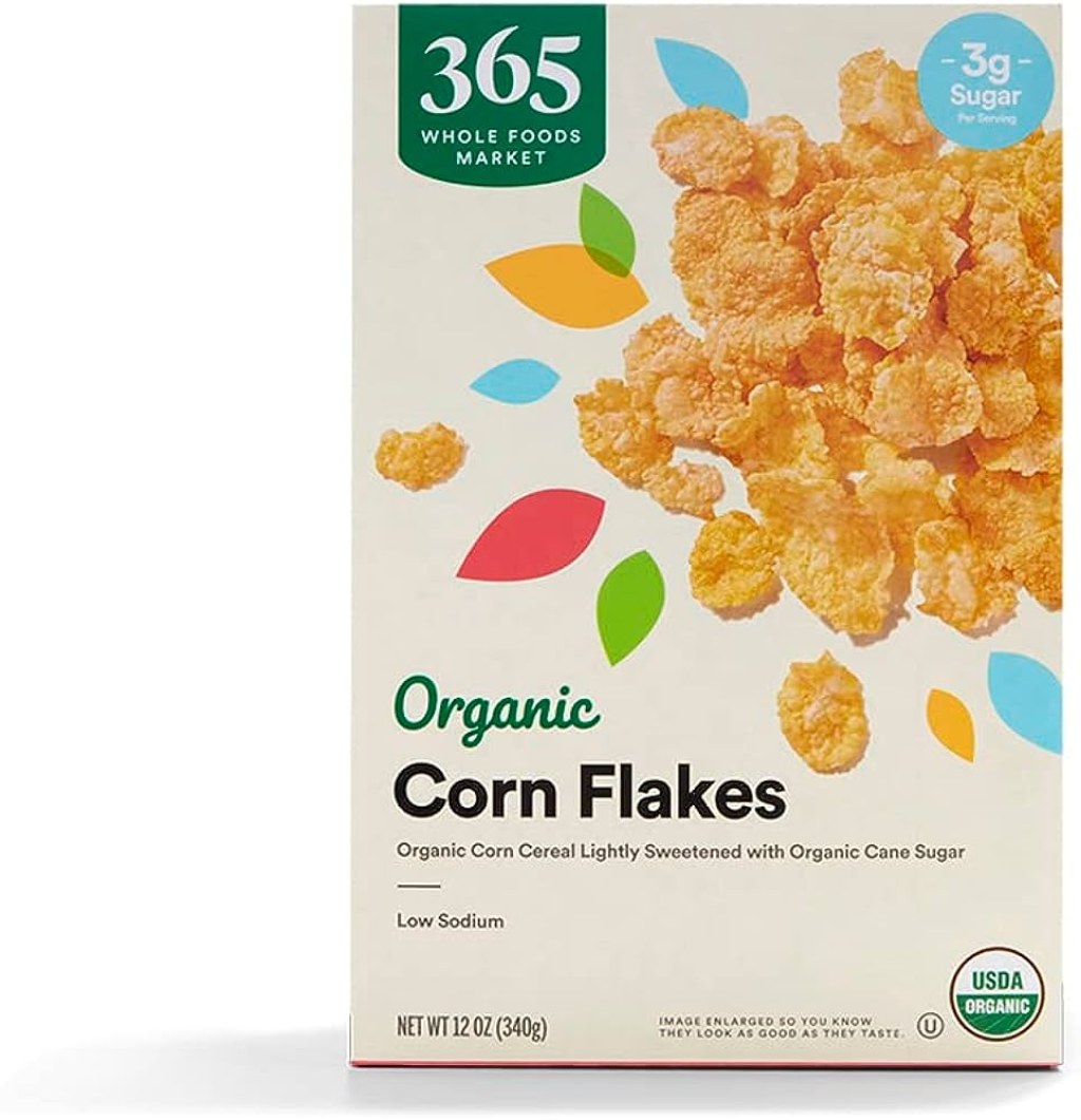 Picture of: by Whole Foods Market, Organic Corn Flakes Cereal,  Ounce