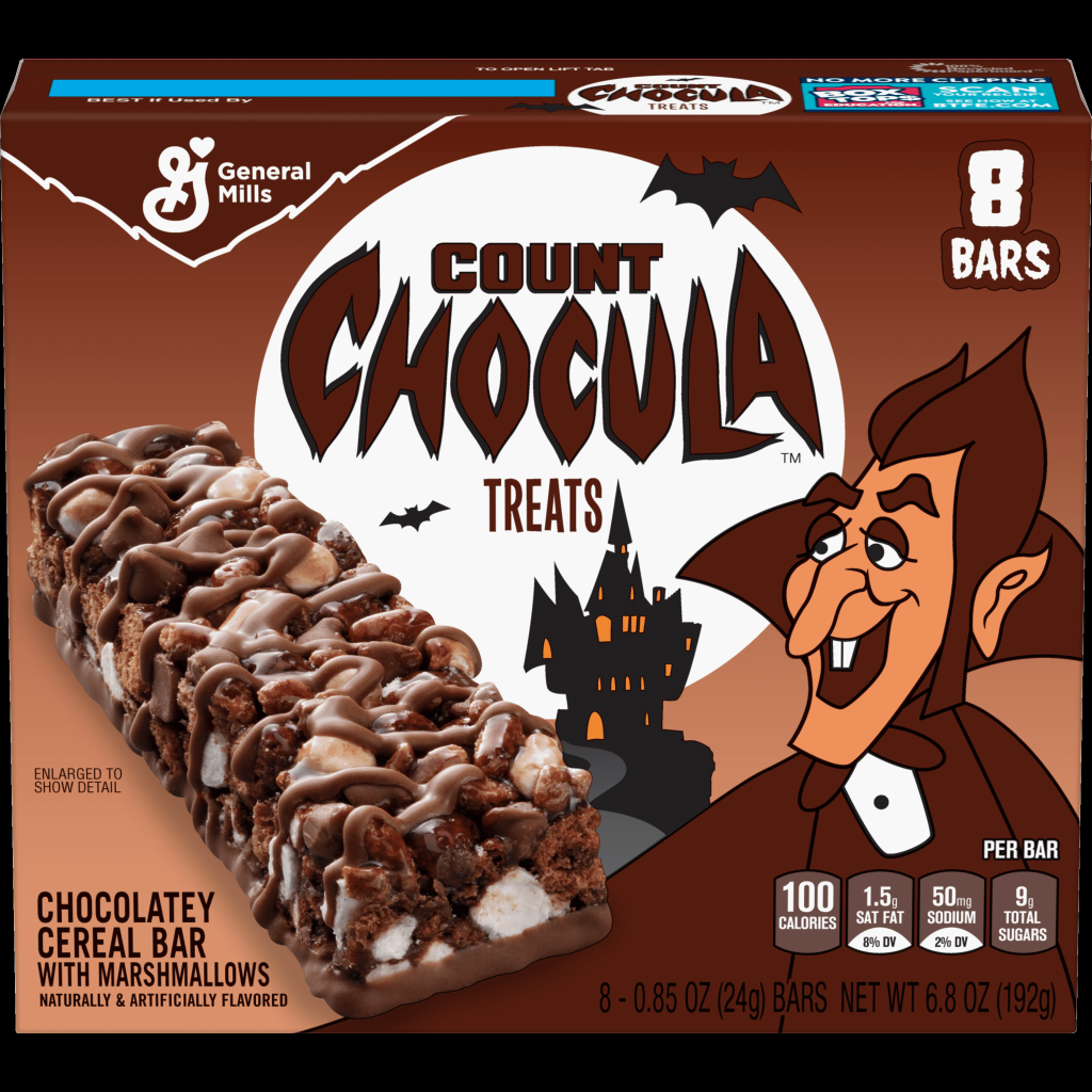 Picture of: Count Chocula Cereal Treat Bars,  Ct,