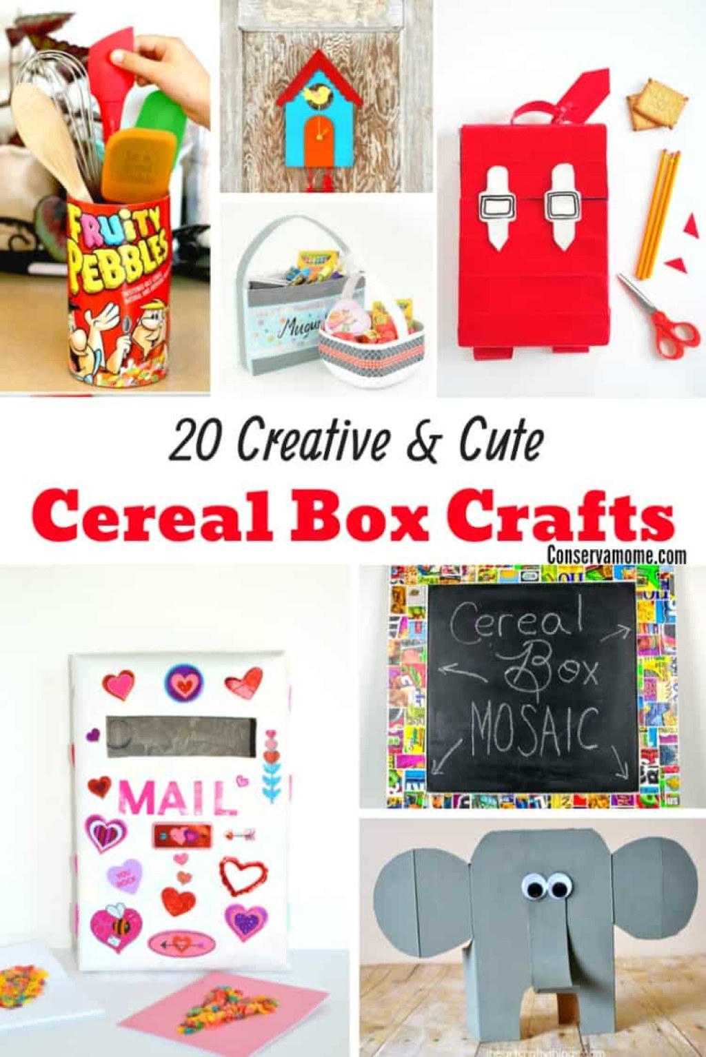 Picture of: DIY Creative & Cute Cereal Box Crafts you can make – ConservaMom