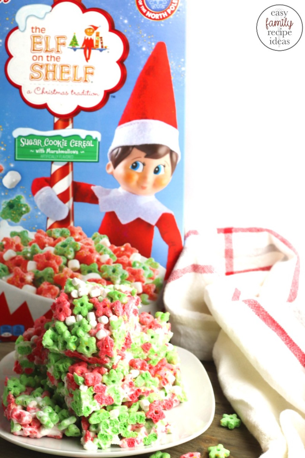 Picture of: Elf on the Shelf Cereal Treats