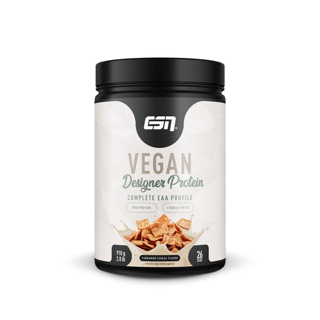 Picture of: ESN Vegan Designer Protein, Cinnamon Cereal, g, Veganes Protein
