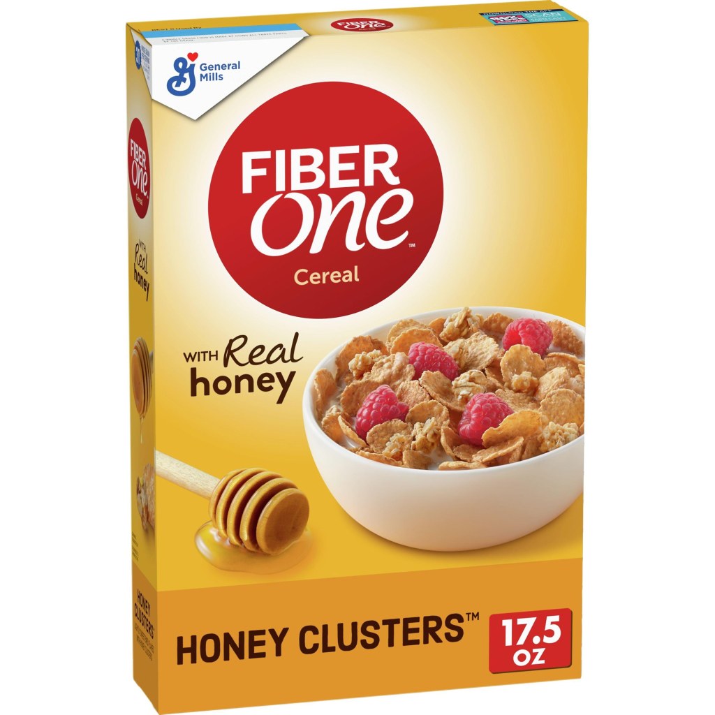 Picture of: Fiber one breakfast cereal, honey clusters,  ea  Fruugo DE