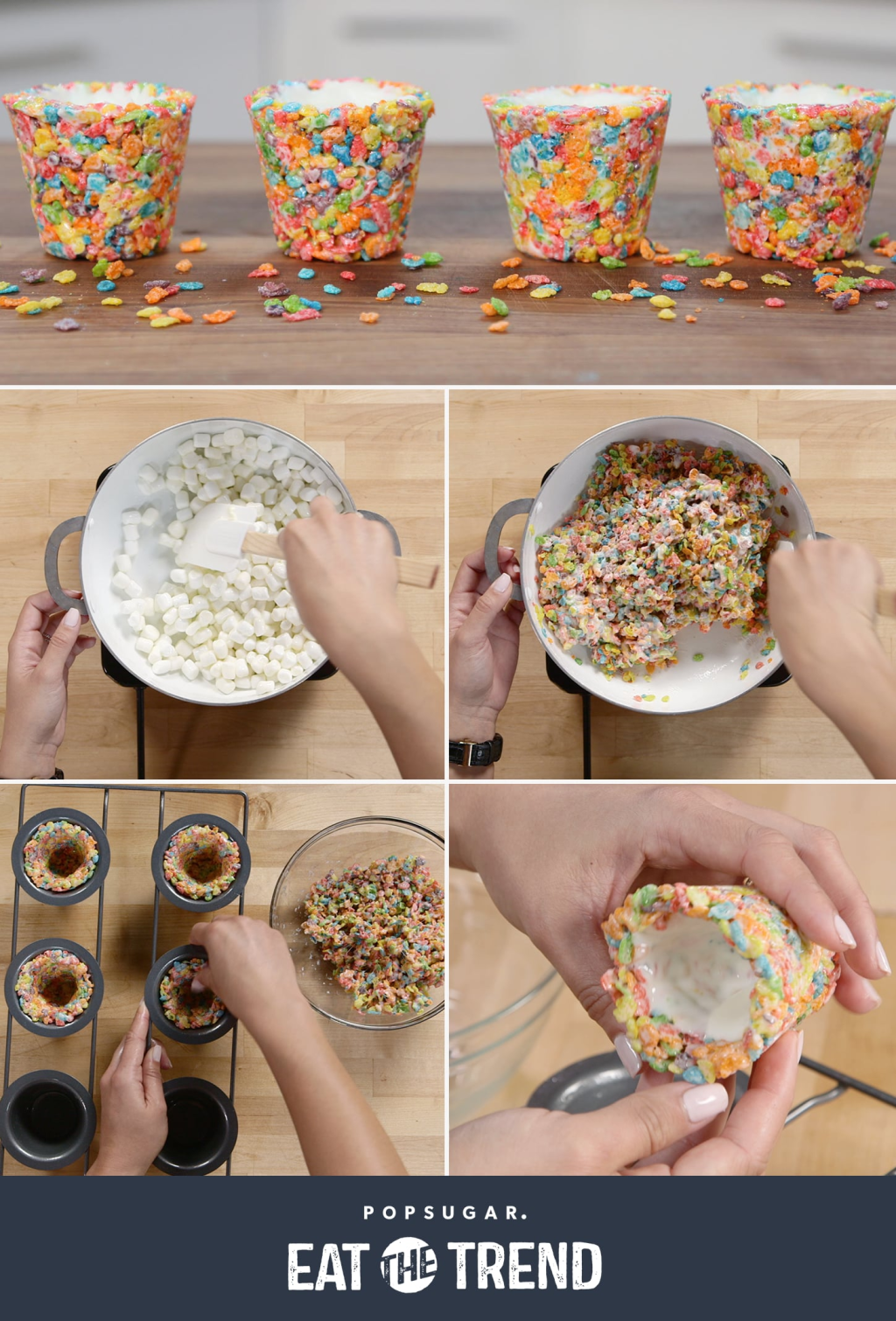 Picture of: Fruity Pebbles Cereal Shot Glass Recipe  POPSUGAR Middle East Food