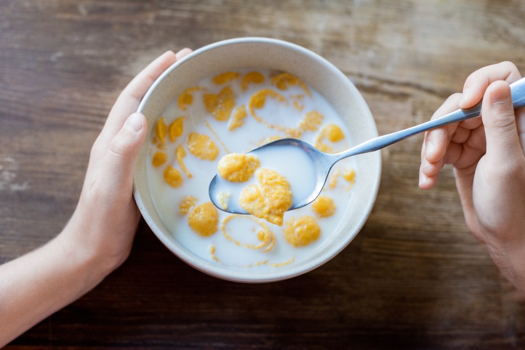Picture of: How Many Calories in a Bowl of Cereal with Milk?  livestrong