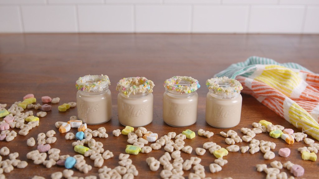 Picture of: How To Make Lucky Charms Shots – Lucky Charms Shots Video – Delish