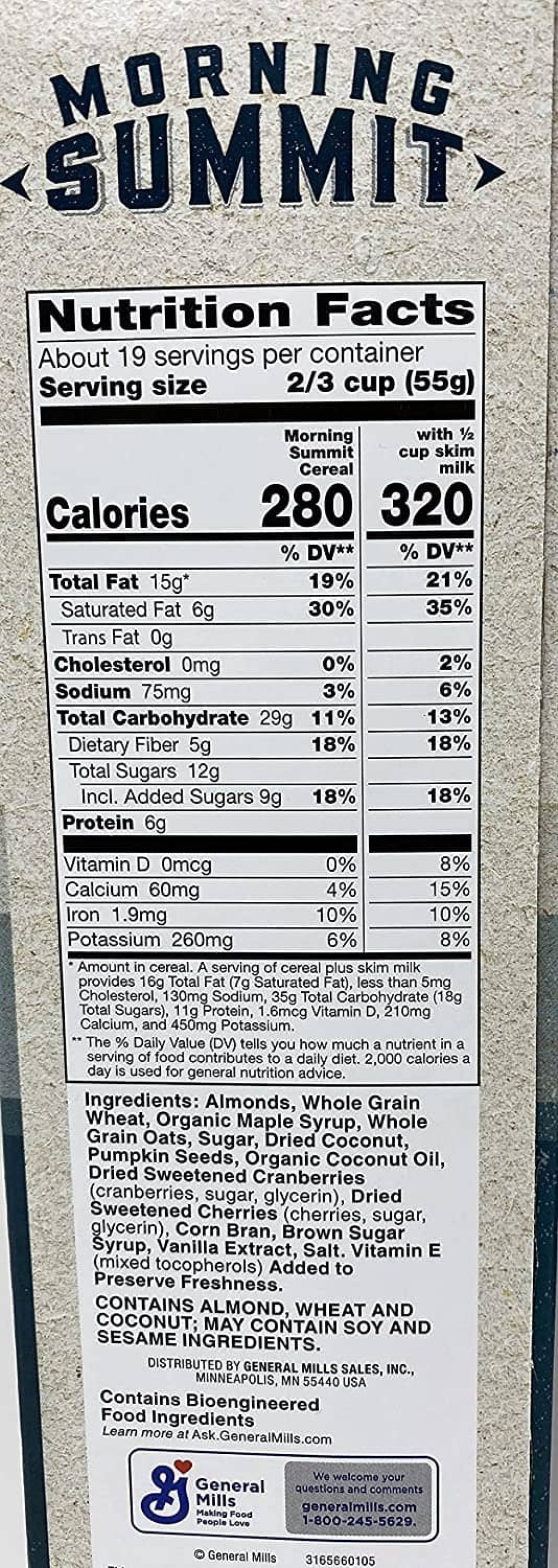 Picture of: Is Morning Summit Cereal Healthy? Ingredients & Nutrition Facts