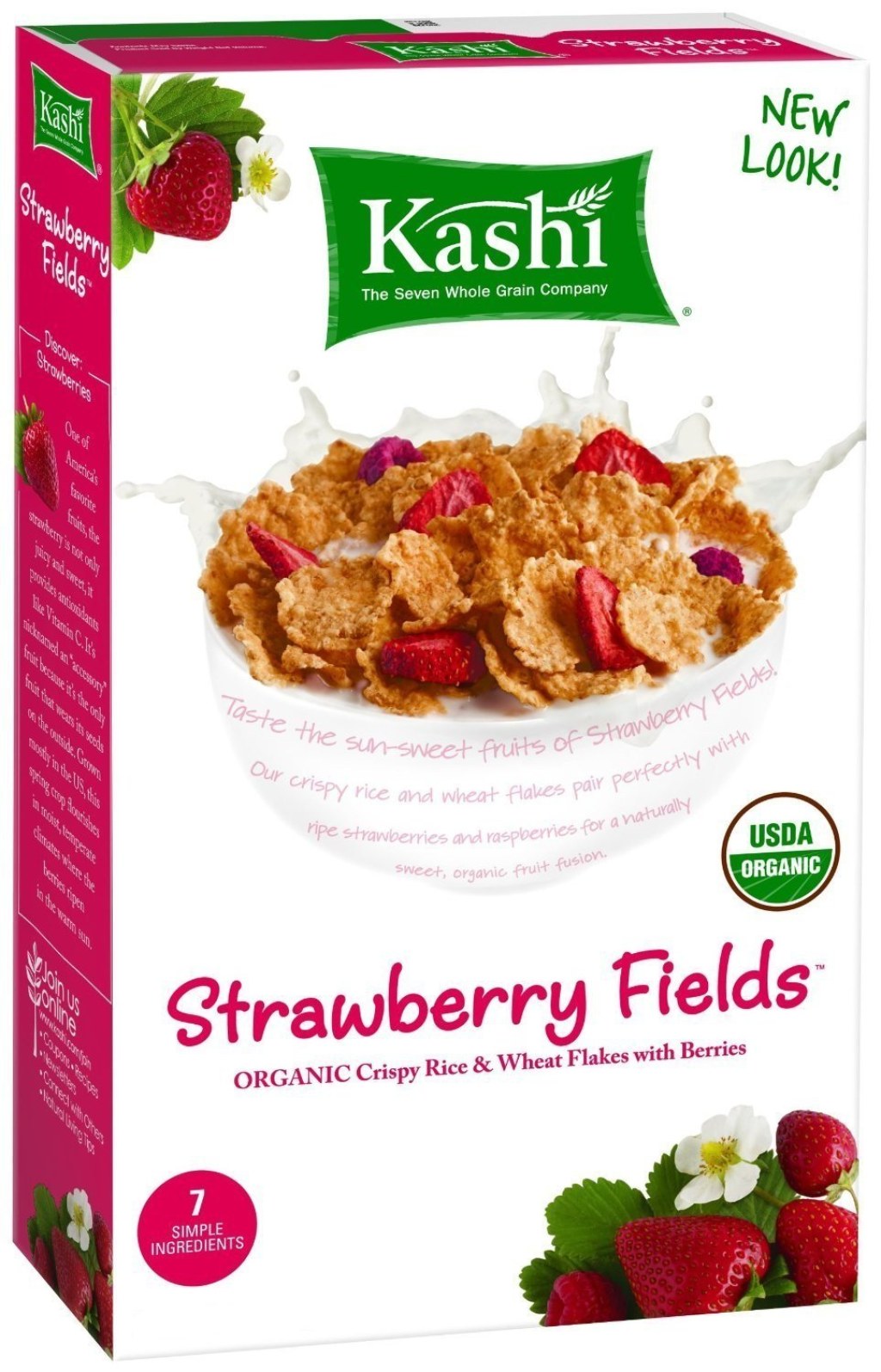 Picture of: Kashi Organic Promise Strawberry Fields Cereal,