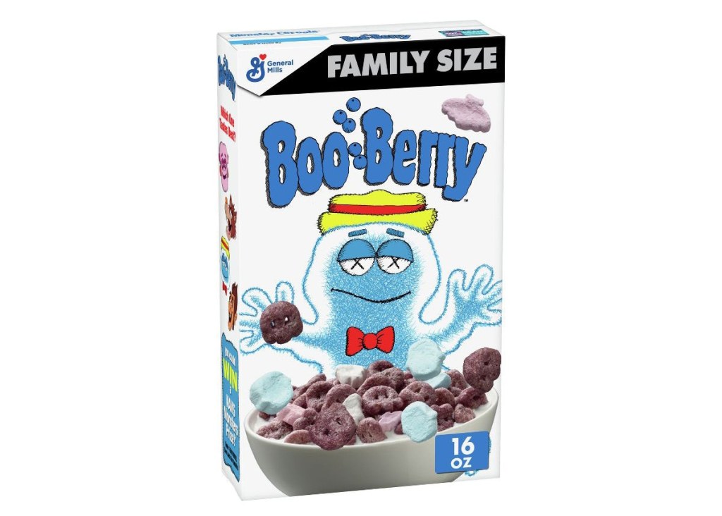 Picture of: KAWS Monsters Boo Berry Cereal Family Size (Not Fit For Human Consumption)