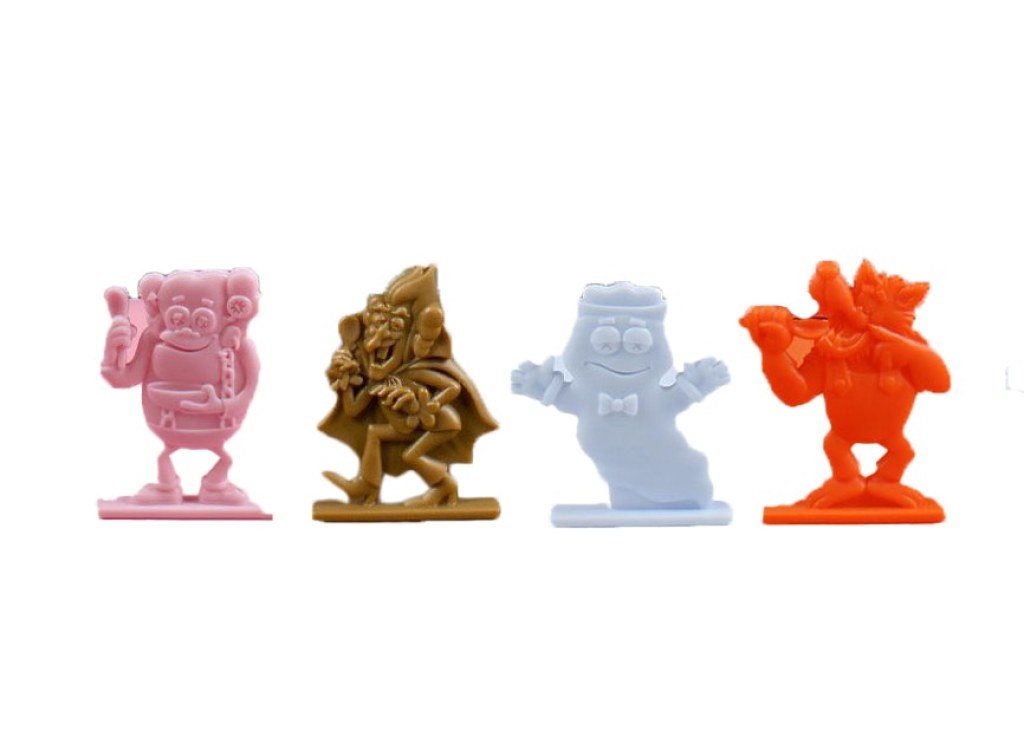 Picture of: KAWS Monsters Franken Berry Count Chocula Boo Berry Frute Brute Vinyl  Figure Toys (Set of )