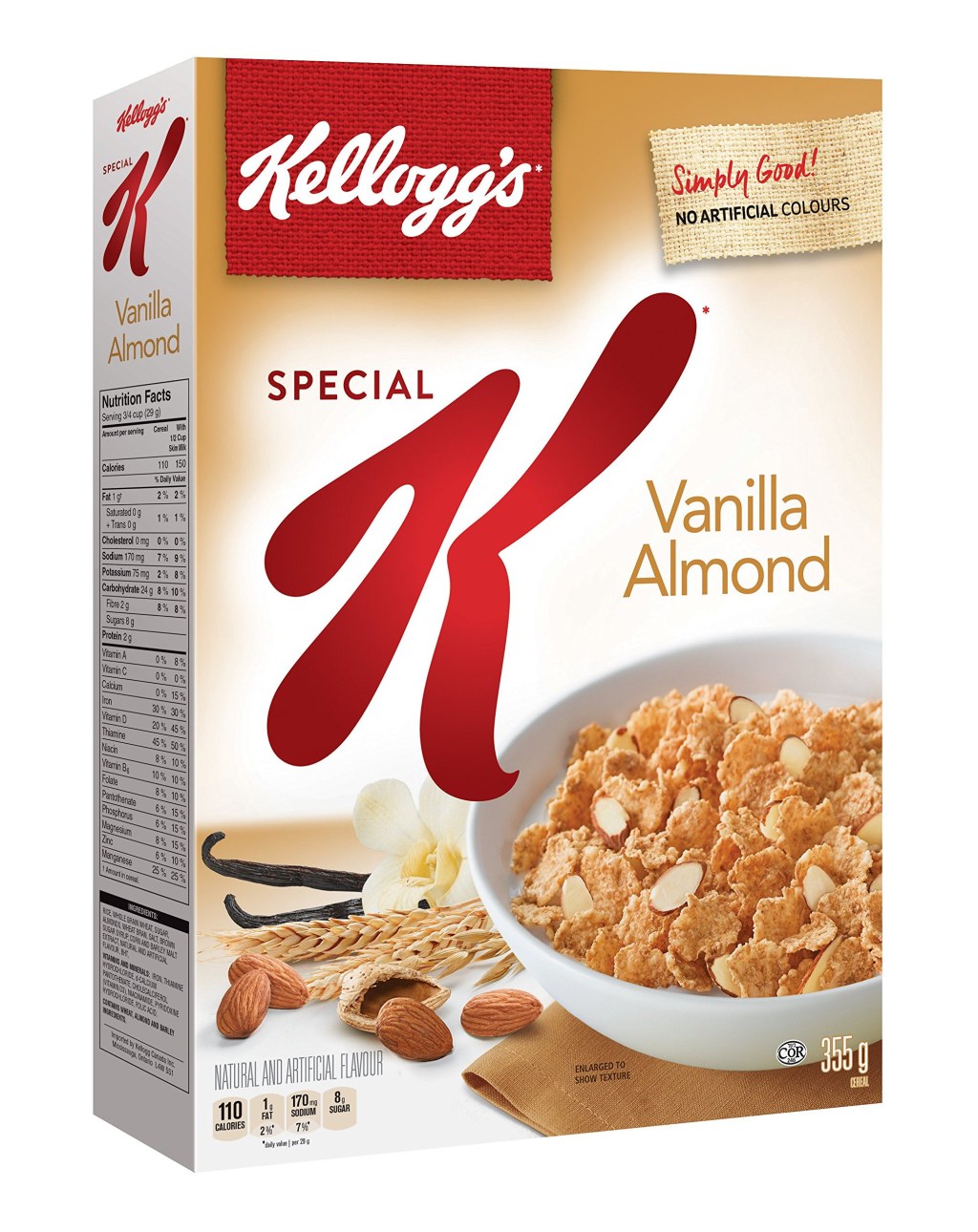 Picture of: Kellogg’s Special K Vanilla Almond Cereal g : Amazon