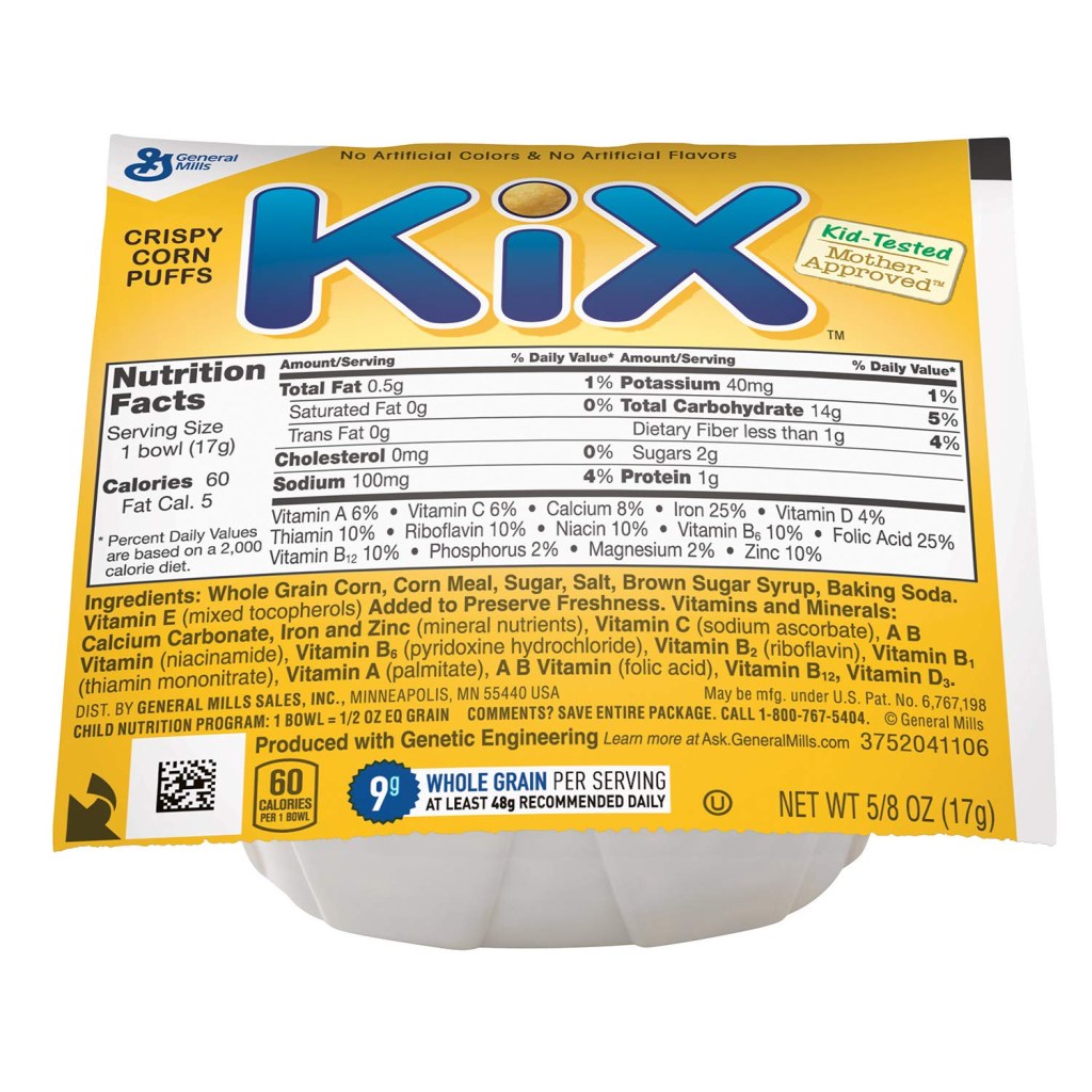 Picture of: Kix Cereal Single Serve Bowl,