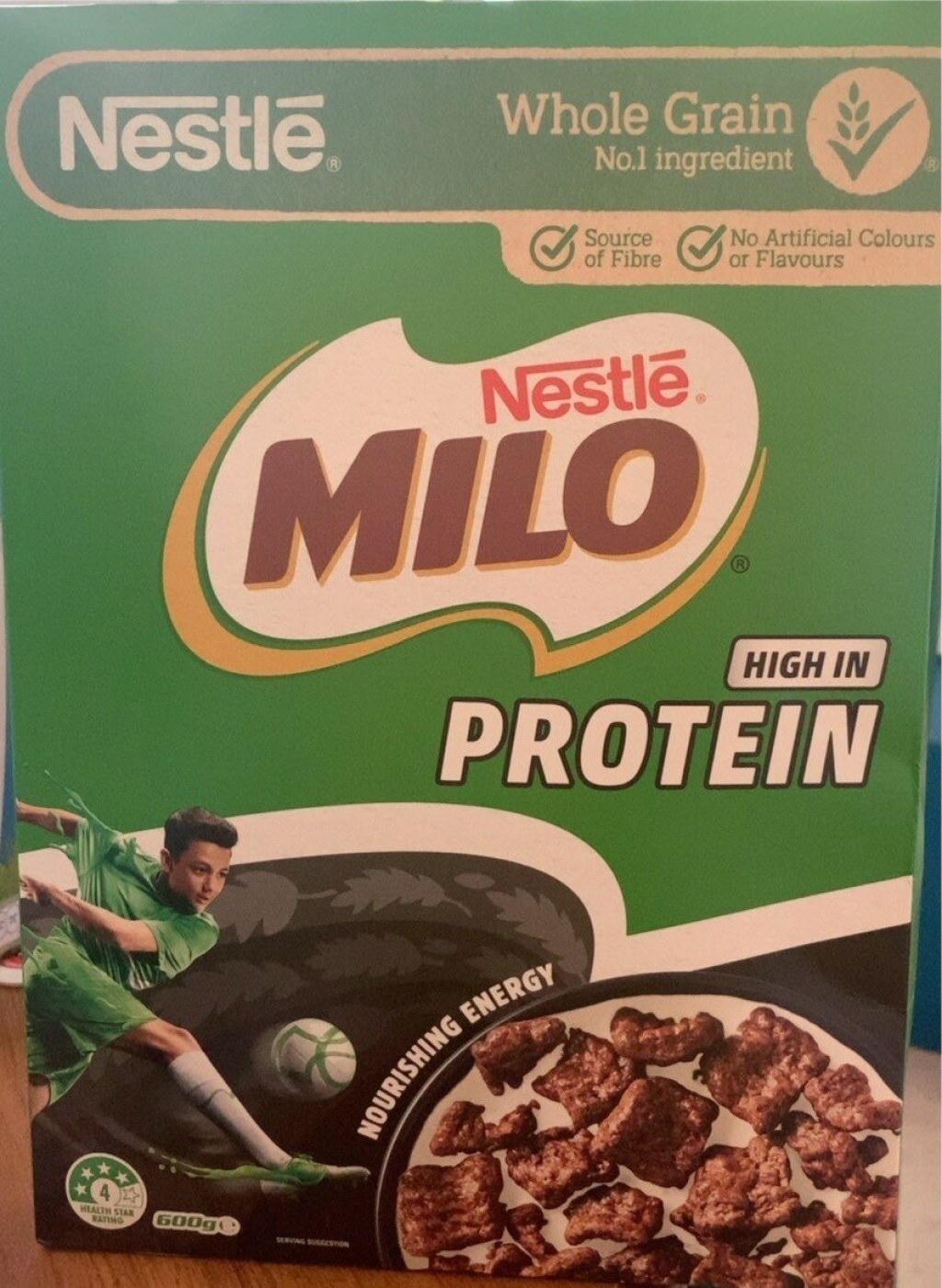 Picture of: Milo high in protein – Nestle – g