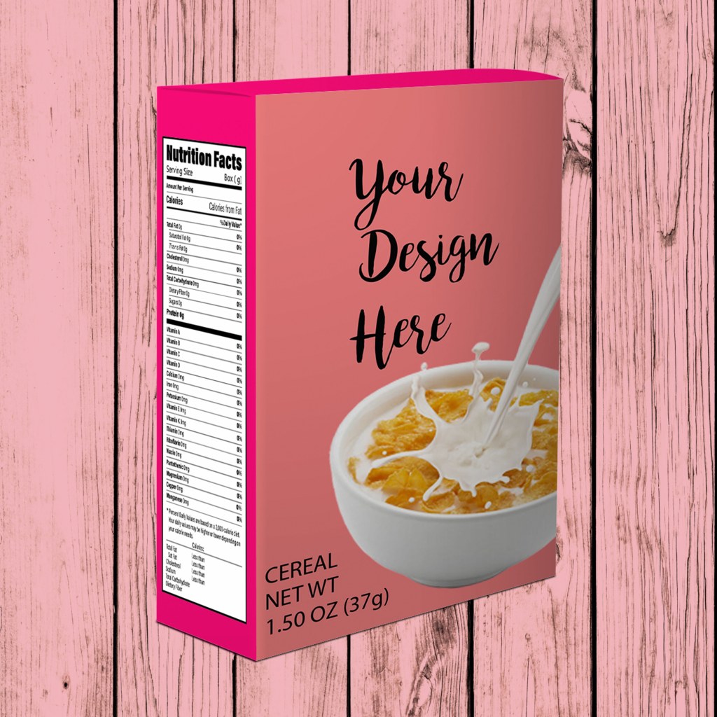Picture of: Mini Custom Cereal Box LabelPersonalized CerealDownload PRINTABLE  Custom Treat Label Treat FavorCereal Box