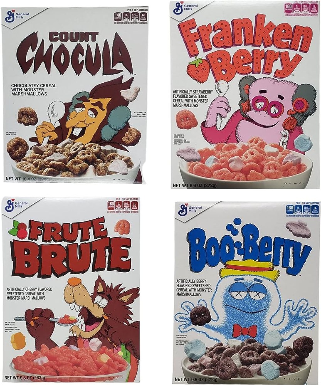 Picture of: Monster Cereal Halloween Breakfast Variety Pack of  Boxes – Count