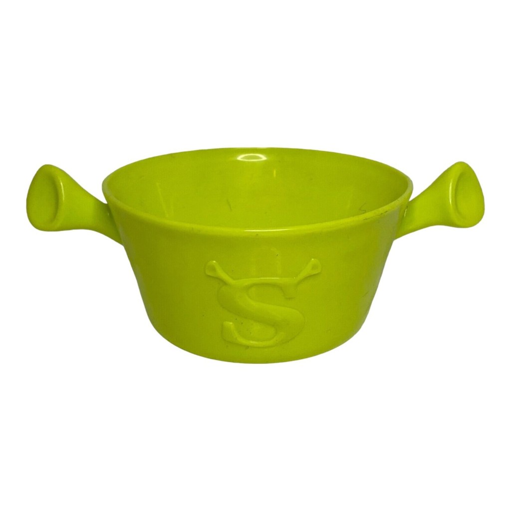 Picture of: 🥝 ONE Rare Shrek Kellogg’s Cereal Premium Bowl Lime Green Swamp Ears – P