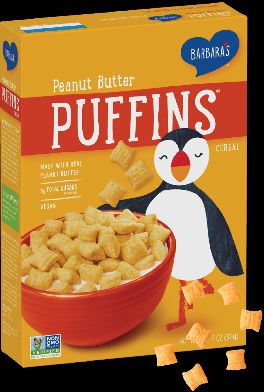 Picture of: Puffins Peanut Butter Cereal – Barbara’s – Breakfast Cereal