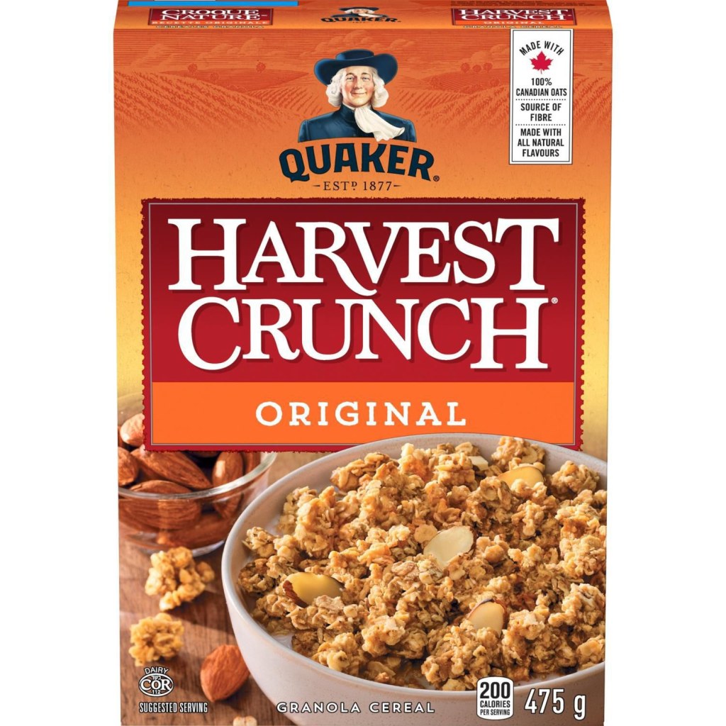 Picture of: Quaker Harvest Crunch Original Granola Cereal