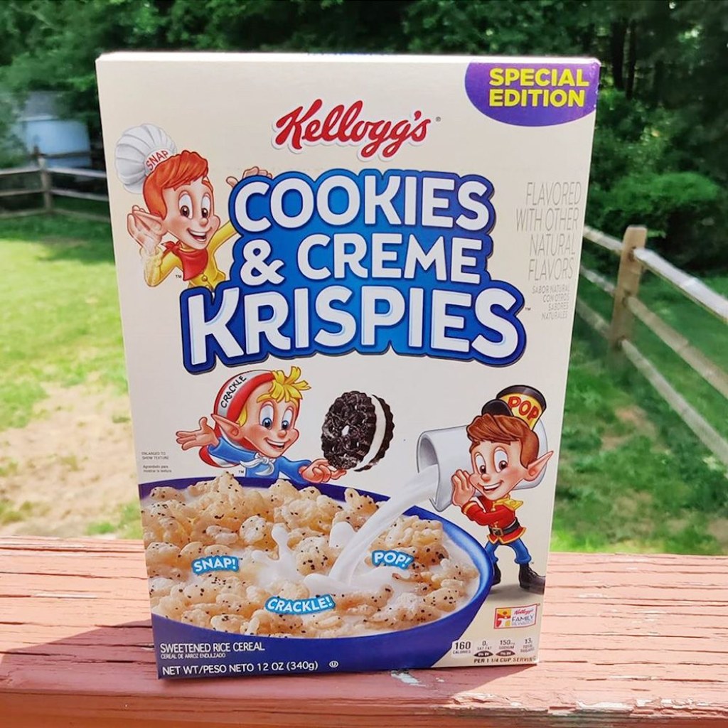 Picture of: This New Rice Krispies Cereal Tastes Like Cookies & Crème, So One