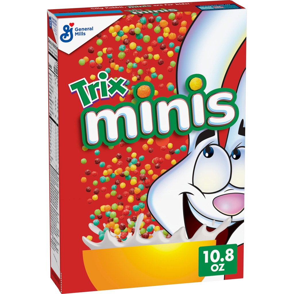 Picture of: Trix Minis Fruity Mini Corn Puff Breakfast Cereal,