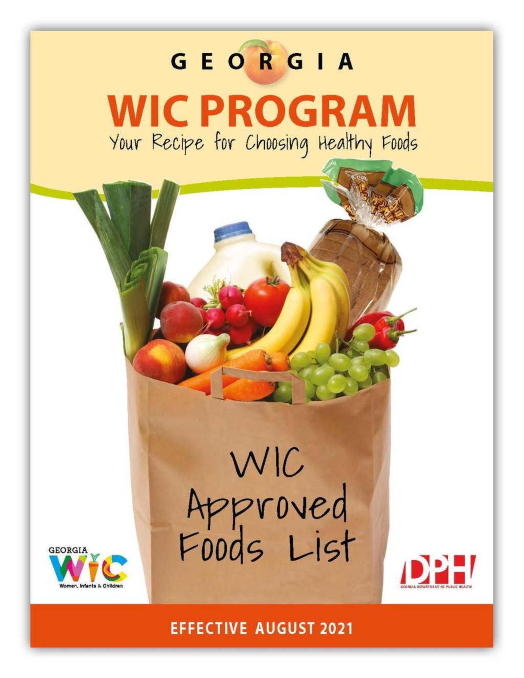 Picture of: WIC Approved Foods List  Georgia Department of Public Health